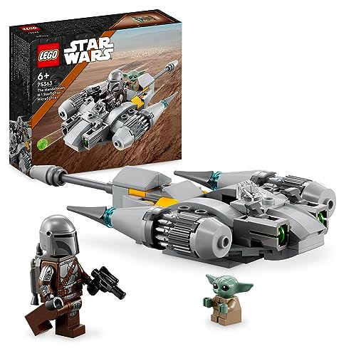 LEGO Star Wars Starfighter N-1 del Mandaloriano Microfighter, Gioco da Costruire da The Book of Boba Fett con Figura di