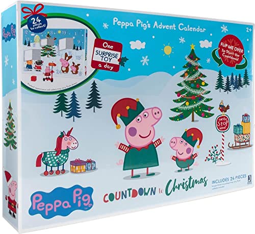 Peppa Wutz- Peppa-PEPPA's Adventskalender Pig Calendario dell'Avvento, Diversi Colori, PEP0658