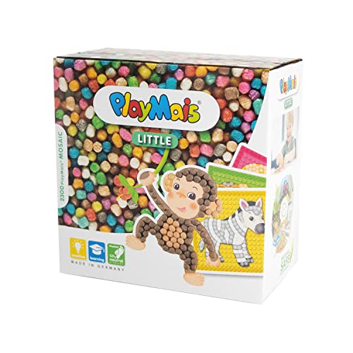 PlayMais Mosaic Little Kit per Costruzioni da 3 Anni in su| 2300 6 Modelli di Mosaico | stimola creatività e abilità