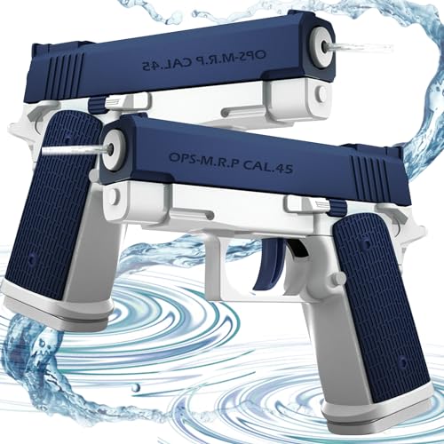 2 Pezzi Pistola ad Acqua per Bambini, Mini Pistole d'acqua, Istole ad Acqua in Plastica Pistola, Pistola ad Acqua