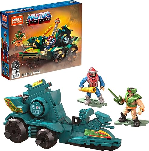 Mega Construx Masters of the Universe Battle Ram con 188 Mattoncini, Giocattolo per Bambini 8+Anni,GWY75