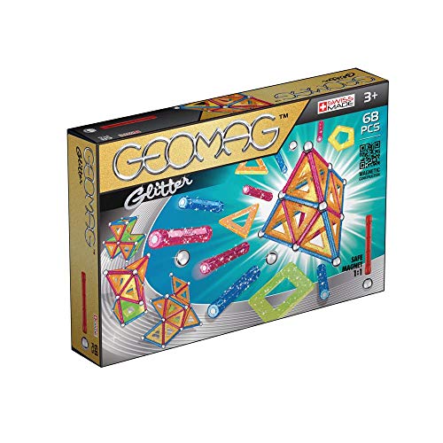 Geomag 533 Glitter pannelli magnetici glitterati (68 pezzi)