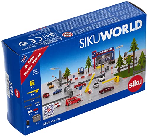 siku 5591, Set di accessori City Life, Plastica, Multicolor, Per uso in vari contesti