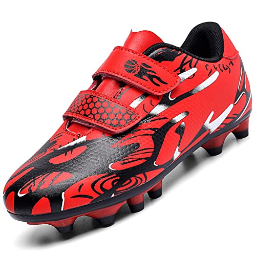 Unitysow Scarpe da Calcio Ragazzi Professionale All'aperto Sportivo Scarpe da Allenamento Bambini Teenager Scarpe