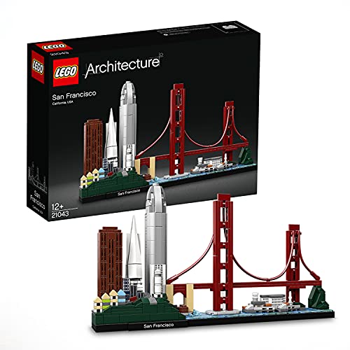 LEGO Architecture San Francisco, Kit di Modellismo, Regalo Creativo e Rilassante, Collezione Skyline per Adulti e