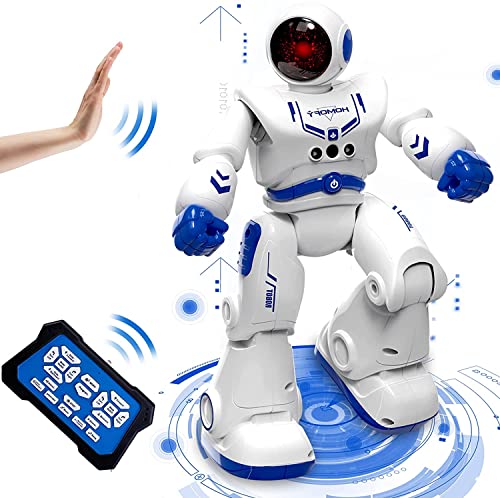 Robot Giocattolo per Bambini 4 5 6 7 8 9 Anni Robot Intelligente Telecomandati Gesture Sensing RC Robot Giocattoli con