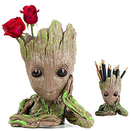 Homened Baby Groot - Vaso di fiori per piante e penne del film classico, perfetto come regalo, si chiama Baby Groot
