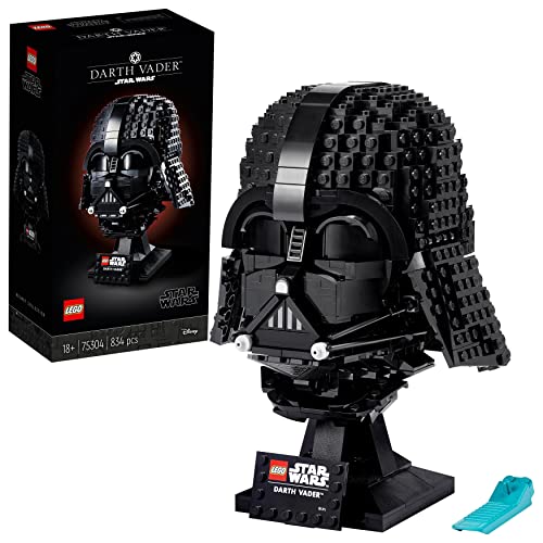 LEGO Star Wars Casco di Darth Vader, Modellino da Costruire Fai da Te in Mattoncini per Adulti e Fan di Guerre Stellari,