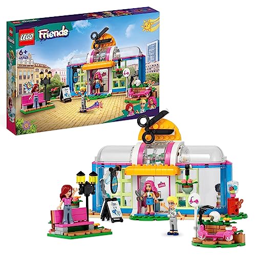 LEGO Friends Parrucchiere, Giochi Creativi per Bambini e Bambine, Set con Monopattino Giocattolo e con Personaggi
