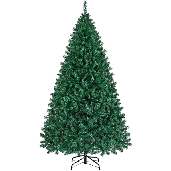 Yaheetech Albero di Natale 219 cm Artificiale Apertura Automatica Folto Realistico