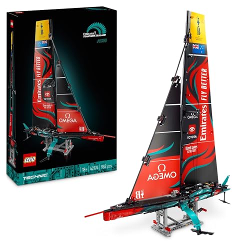 LEGO Technic Emirates Team New Zealand AC75, Modellino di Nave Yacht da Costruire, Kit Modellismo per Adulti con Barca a