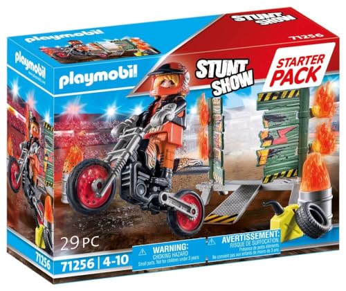 PLAYMOBIL Starter Pack 71256 STUNTSHOW per Amanti dell'avventura per Bambini dai 4 Anni