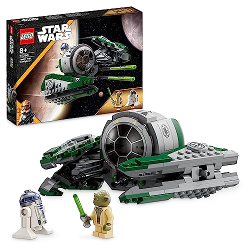 LEGO Star Wars Jedi Starfighter di Yoda, Set con Veicolo Giocattolo da Costruire, Giochi per Bambini e Bambine da The