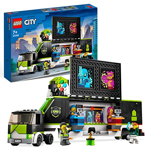 LEGO 60388 City Camion Dei Tornei Di Gioco, Set Con Veicolo Giocattolo Per I Fan Dei Videogiochi E Di ESport, Idee