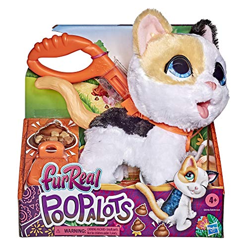 FurReal Hasbro, Poopalots (Peluche Gattino interattivo, Cuccioli Assortiti), Giocattolo per Bambini da 4 Anni in su,