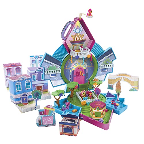 My Little Pony, Magia del Minimondo, Compact Creation, Giocattolo Maretime bay, playset Portatile, Sunny Starscout, per