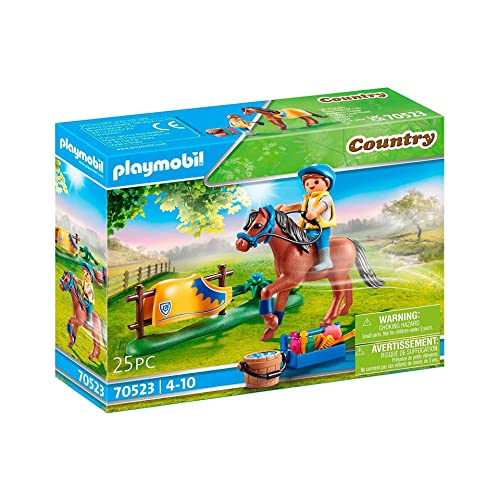 PLAYMOBIL Country 70523, Pony Welsh per Bambini dai 4 Anni