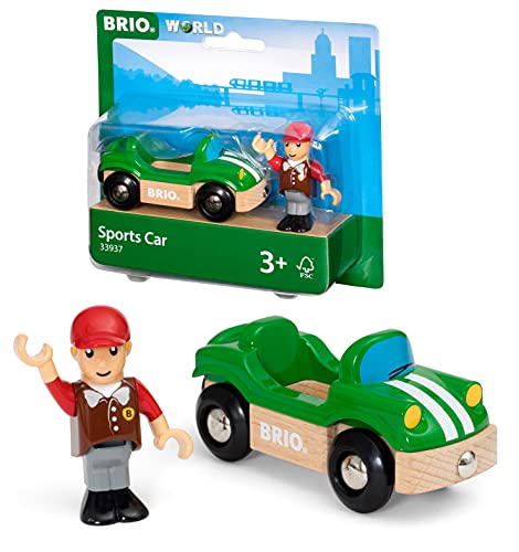 Brio World - Auto Sportiva per Bambini dai 3 Anni in su - Compatibile con Tutti i Set e Accessori ferroviari BRIO