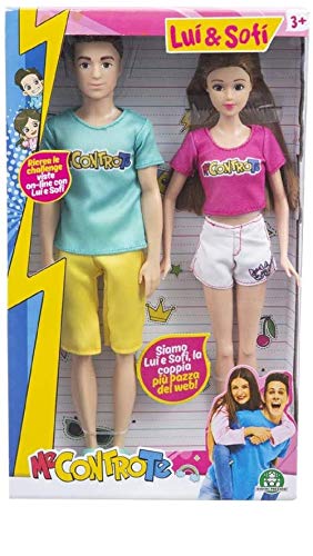 Toys World Bambola Me Contro Te Sofi e Lui Coppia Fashion Giocattolo 3+