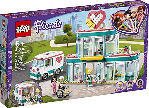 LEGO Friends L'Ospedale di Heartlake City, Set con 3 Mini Bamboline e Ambulanza, Giocattolo per Bambine e Bambini di 6
