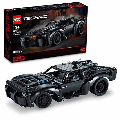 LEGO Technic BATMOBILE DI BATMAN, Modellino Auto da Costruire per Bambini e Bambine con Mattoncini Luminosi, Set del