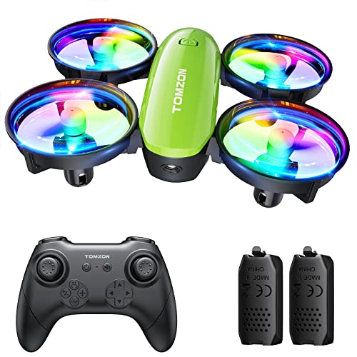 Tomzon A23 Mini Drone, Drone per Bambini con Luce LED, Modalità Lancio/3D Flip/Rotazione/Volo in Giro, Quadricottero RC