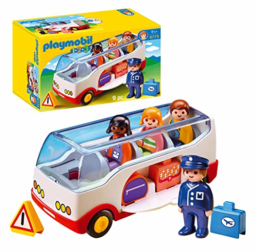 PLAYMOBIL 1.2.3 6773, Autobus per Bambini dai 18 Mesi