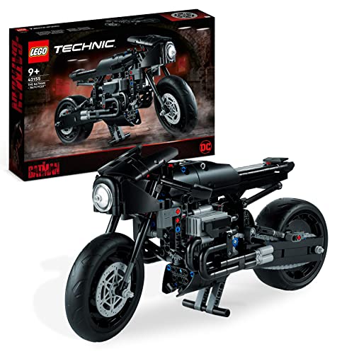 LEGO Technic THE BATMAN – BATCYCLE, Moto Giocattolo da Collezione, Modellino in Scala della Motocicletta del Supereroe