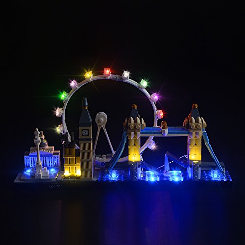 GEAMENT Set di Luci LED per Londra (London) Modello da Costruire – Kit Di Illuminazione Compatibile Con LEGO