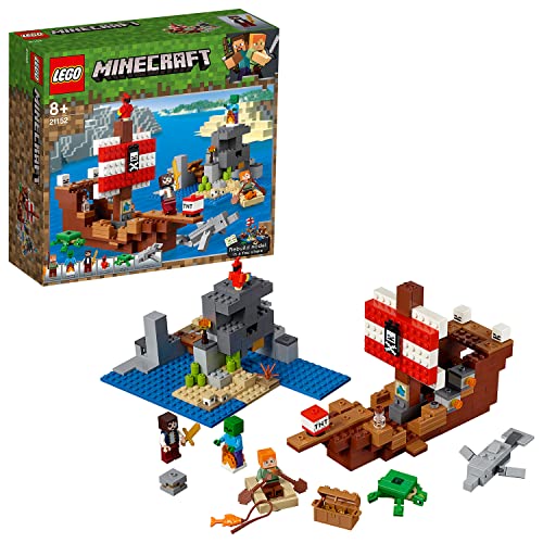 LEGO 21152 Minecraft Avventura sul galeone dei pirati