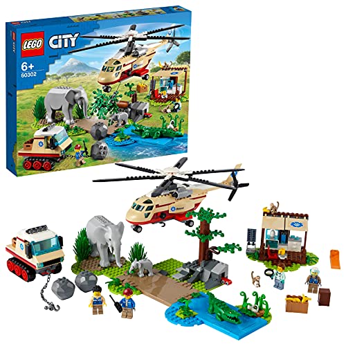 LEGO 60302 City Wildlife Operazione Di Soccorso Animale, Multicolore