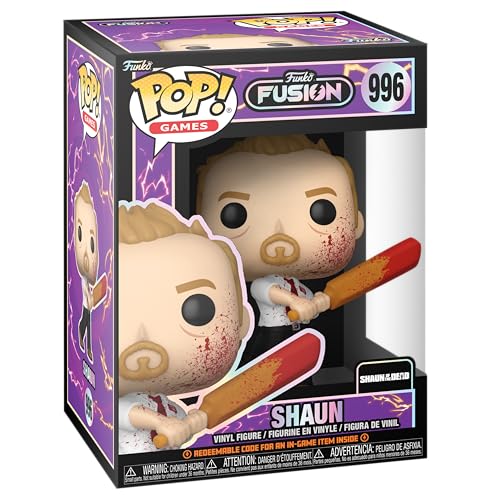 Funko POP! Games: Fusion - Shaun - Shaun Of The Dead - Figura in Vinile da Collezione - Idea Regalo - Merchandising