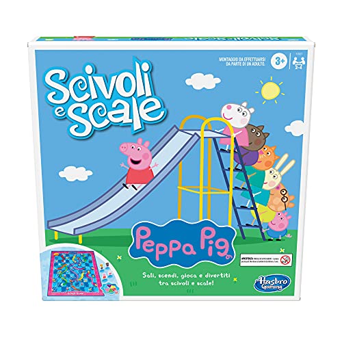 Marvel Hasbro Gaming Peppa Pig Scivoli e Scale-Gioco per bambini dai 3 anni in su, per 2-4 giocatori, F2927103