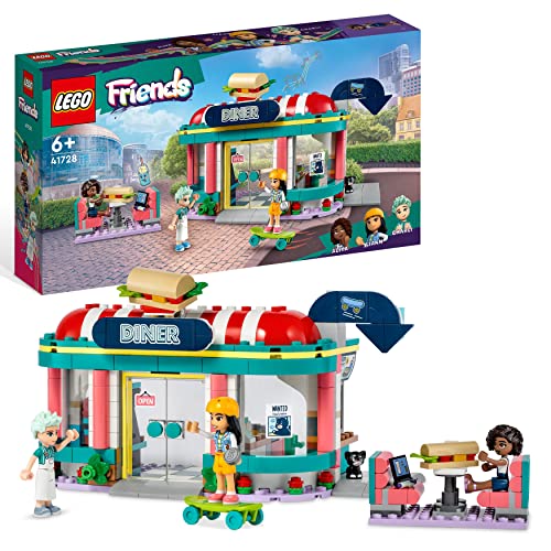 LEGO Friends Ristorante nel Centro di Heartlake City, Giochi per Bambini 6 Anni, Idea Regalo di Compleanno con Mini