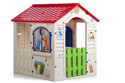 Chicos - Casetta per bambini Country Cottage | Casetta da giardino per bambini dai 2 anni in su | Resistente e durevole