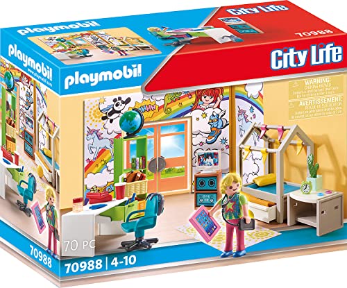 PLAYMOBIL City Life 70988 Cameretta, Giocattoli per Bambini dai 4 Anni