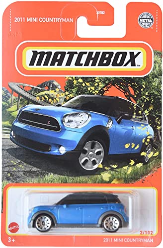 Matchbox 2011 Mini Countryman - Blue 2/102, 2022, blu