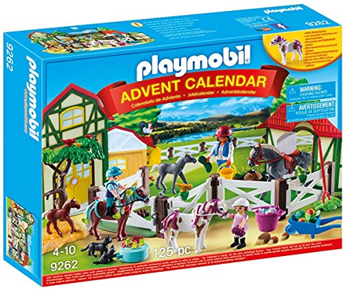 PLAYMOBIL 9262 - Calendario dell'avvento Maneggio, dai 4 Anni