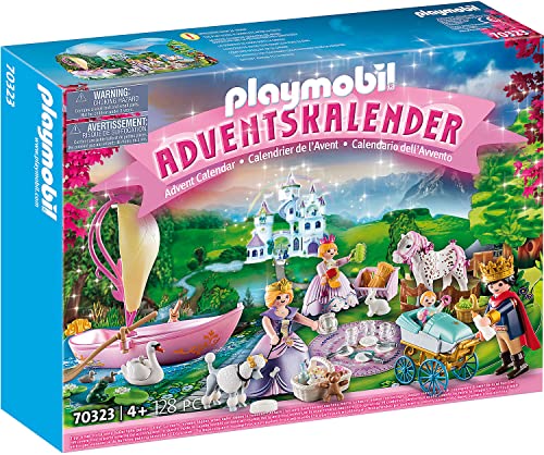 PLAYMOBIL 70323 - Calendario dell'Avvento Picnic Reale, dai 4 Anni