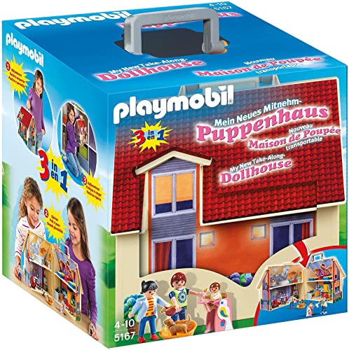 PLAYMOBIL Dollhouse 5167, Casa delle Bambole Portatile, dai 4 Anni